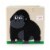 3 Sprouts Kids Felt Storage Cube Toy Bin w/ Dragon, Gorilla & Rhino Cube Toy Bins Perspective: back