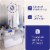 Homz 31 Quart Heavy Duty Modular Stackable Storage Containers, Clear, 8 Pack Perspective: back