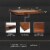 John Boos Walnut Wood 18 x 12  Cutting Board and 3 Piece Maintenance Oil Set Perspective: back