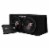 MTX 12 Subwoofer Enclosure and Amplifier with QPower Super Flex Wiring Amp Kit Perspective: back