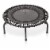 JumpSport 220 Fitness Rebounder Mini Trampoline & Handle Bar Accessory, Black Perspective: back