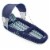 Aqua Leisure Inflatable Pool Lounger Float w Sunshade Canopy, Blue (2 Pack) Perspective: back