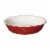 Emile Henry 9  Round Classics Ceramic 1.7 Quart Pie Dish Pan, Red/Blue (2 Pack) Perspective: back