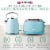 Haden Heritage 1.7 Liter Stainless Steel Electric Kettle with Toaster, Turquoise Perspective: back
