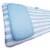 Comfy Floats No Inflate Water Lounger Pool Float & 13 Ft Misting Party Platform Perspective: back