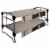 Disc-O-Bed XL & Youth Cam-O-Bunk Benchable Double Cot w/Organizers (2 Pack) Perspective: back