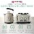 Haden Dorset 1.7 Liter Stainless Steel Electric Kettle w/ Dorset 4 Slice Toaster Perspective: back