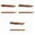 Willow & Grace Connie 24 In Wall Mount Shelves, Light Walnut, Set of 2 (3 Pack) Perspective: back