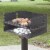 Pilot Rock Q-20 B2 Single Commercial Grade 20 Inch Park Style Charcoal Grill Perspective: back