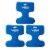 Vos Oasis Water Saddle Pool Float Seat for Adults and Kids, Capri Blue (3 Pack) Perspective: back