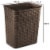 Sterilite Weave 3.4 Gallon Plastic Home & Office Wastebasket Trash Can (12 Pack) Perspective: back