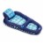 Aqua Leisure Luxury Water Recliner Lounge Pool Float Chair, 2 Pack, Blue & Green Perspective: back