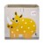 3 Sprouts Foldable Storage Box & Cube Toy Chest Bin for Playroom, Yellow Rhino Perspective: back