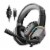 EKSA RGB USB Gaming Headset, Gray, and S100 Headphone with Microphone, Black Perspective: back