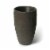 Algreen Valencia Curve Flower Pot Planter, Brown & FoxFarm Potting Soil, 12 Qt Perspective: back