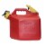 SureCan 2 Gallon Spill Free Type II Self Venting Gasoline Safety Can (4 Pack) Perspective: back