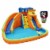 Banzai Drop Zone Kids Inflatable Water Park & Toss Like A Boss Giant Lawn Pong Perspective: back