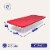 Homz 41Qt Clear Plastic Holiday Storage Container w/Red Snap Lock Lid (4 Pack) Perspective: back