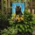Carolines Treasures CK3152GF Bombay in Sunflowers Garden Flag Perspective: back