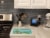 Carolines Treasures  CK4540LCB Chameleon Merry Christmas Glass Cutting Board Lar Perspective: back