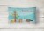 Ragdoll #1 Cat Merry Christmas Canvas Fabric Decorative Pillow Perspective: back