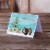 Sheba Guinea Pig Merry Christmas Greeting Cards and Envelopes Pack of 8 Perspective: back
