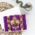 Tiger Football Fleur de lis Greeting Cards and Envelopes Pack of 8 Perspective: back