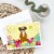 Easter Eggs Flashy Fawn Boxer Greeting Cards and Envelopes Pack of 8 Perspective: back