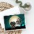 Halloween Scary Wire Haired Dachshund Dapple Greeting Cards and Envelopes Pack o Perspective: back