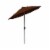 California Umbrella Bronze Market Aluminum Patio Umbrella Perspective: back