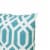 Noble House Manduka Arabesque Square Pillow in Dark Teal (Set of 2) Perspective: back