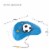 Soccer Rebounder-Reflex Training Set with Fillable Weighted Base, and Ball with Adjustable Perspective: back