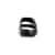 Totes Men's Everywear Double Buckle Slide Sandals - Black Perspective: back