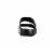 Totes Men's Everywear Double Buckle Slide Sandals - Black Perspective: back
