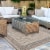 Backyard Bungalow Colourscape Hemsley Natural Indoor/Outdoor Rug - Ecru Perspective: back