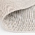 Backyard Bungalow Colourscape Aubrey Natural Indoor/Outdoor Rug - Ecru Perspective: back