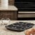 Home Basics 6-Cup Non-Stick Donut Pan, Black Perspective: back
