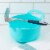 Michael Graves Design Comfortable Grip Vertical Handle Potato Masher, Indigo Perspective: back