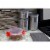 Home Basics Leak Proof 32  oz. Round  Borosilicate Glass Food Storage Container, Red Perspective: back