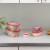 Home Basics 5 Piece Spill-Proof Plastic Food Container with Ventilated, Snap-On  Lids, Red Perspective: back