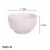 Home Basics Ceramic Cereal Bowl, White Perspective: back