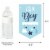 Big Dot of Happiness It's a Boy - Blue Baby Shower Bunting Banner Party Decor - Welcome Baby Perspective: back