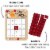 Big Dot of Happiness Rosh Hashanah - Bingo Cards & Markers - New Year Bingo Game - Set of 18 Perspective: back
