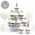 Big Dot of Happiness Happy 100th Day of School Decor Cupcake Wrappers & Treat Picks Kit 24 Ct Perspective: back