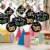 Big Dot of Happiness Mardi Gras - Masquerade Hanging Decor - Party Decor Swirls - Set of 40 Perspective: back