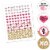 Big Dot of Happiness Be My Galentine Valentine's Day Round Candy Sticker Favors - 108 Ct Perspective: back