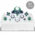 Big Dot of Happiness Par-Tee Time - Golf - Birthday Party Decor Kit - Cake Topper Set 11 Pc Perspective: back