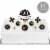 Big Dot of Happiness Adult 90th Birthday Gold - Party Cake Decor Kit - Cake Topper Set 11 Pc Perspective: back