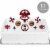 Big Dot of Happiness Lumberjack Channel The Flannel Birthday Decor Kit Cake Topper Set 11 Pc Perspective: back