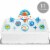 Big Dot of Happiness Under the Sea Critters - Birthday Party Decor Kit Cake Topper Set 11 Pc Perspective: back